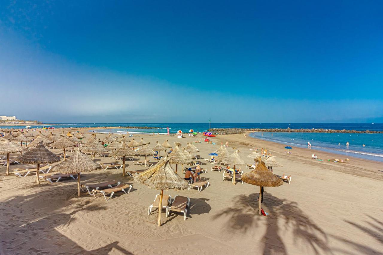 Fantastic Large Studio In Front Of Beach Heated Pool Wifi Арона Екстер'єр фото