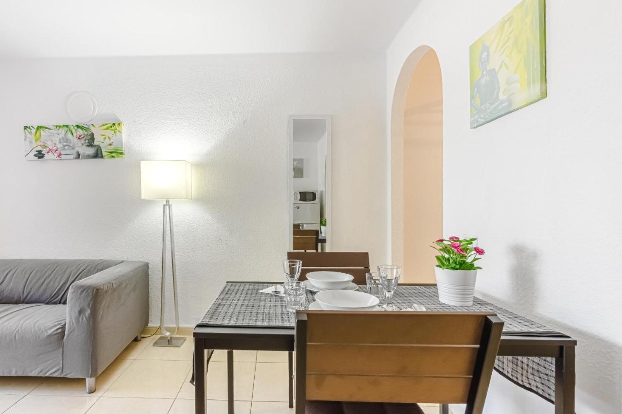 Fantastic Large Studio In Front Of Beach Heated Pool Wifi Арона Екстер'єр фото