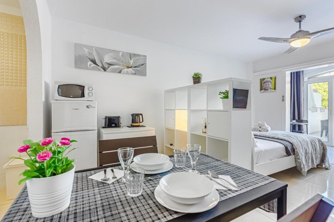 Fantastic Large Studio In Front Of Beach Heated Pool Wifi Арона Екстер'єр фото